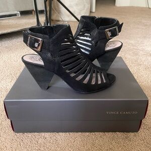 Vince Camuto Black Heeled Sandals